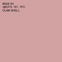 #D2A1A1 - Clam Shell Color Image